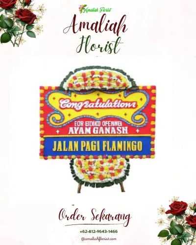 Bunga Papan Congratulation di Margahayu Utara